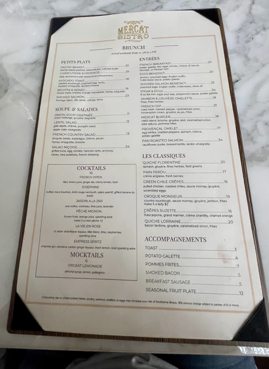Mercat Bistro Menu - Image 2