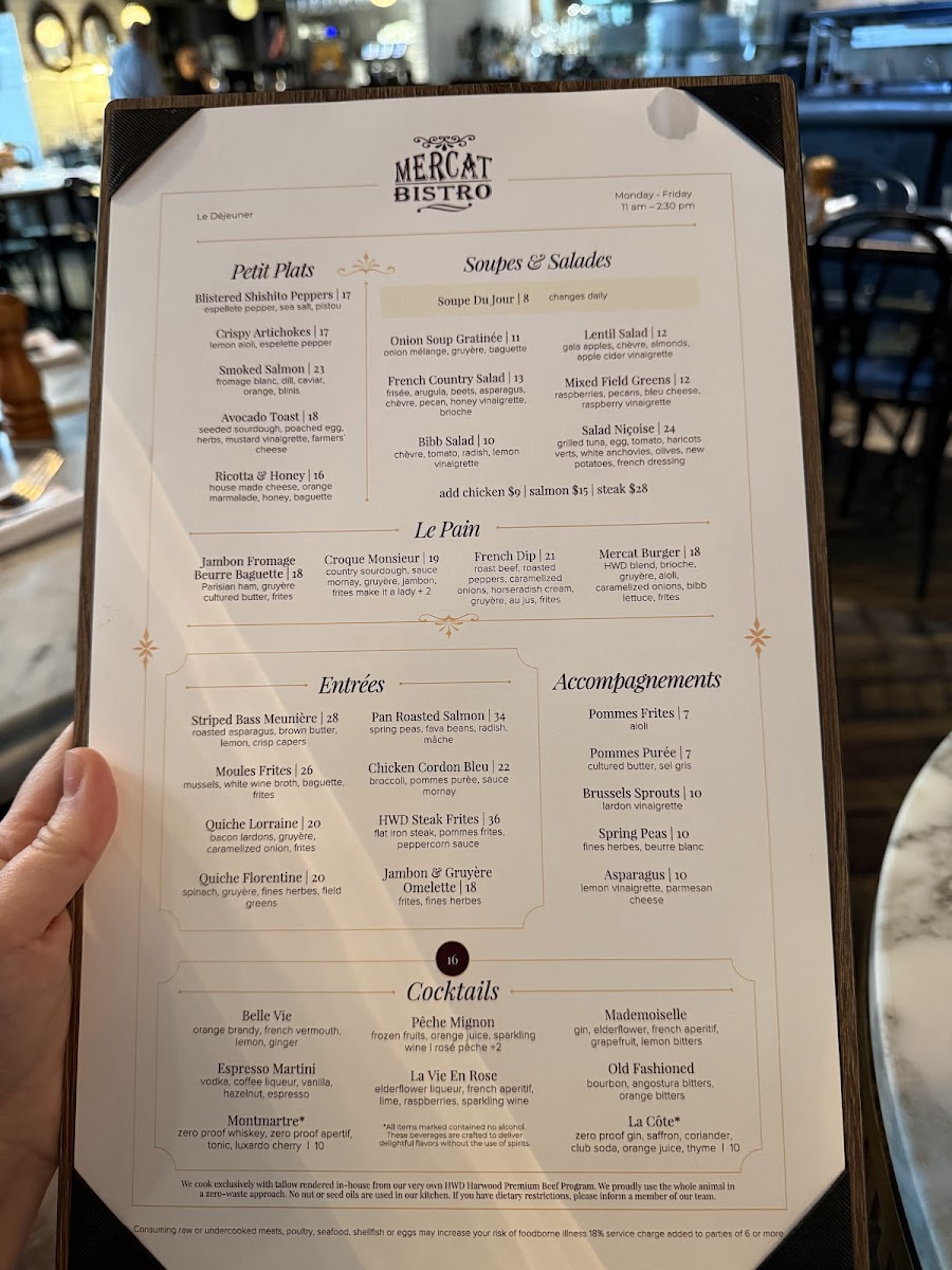 Mercat Bistro Menu - Image 3